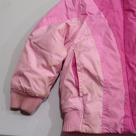 Girls 4 pink winter coat - Picture 2 of 5